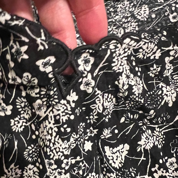 Intimately Free People Black Kora Floral Printed Woven Cami Tank Adjust Straps - Picture 11 of 12